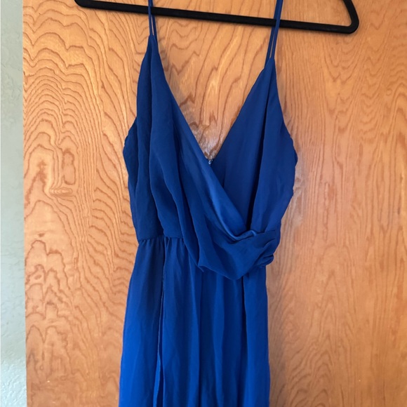Libian Elegant Blue Maxi Dress - Picture 3 of 9